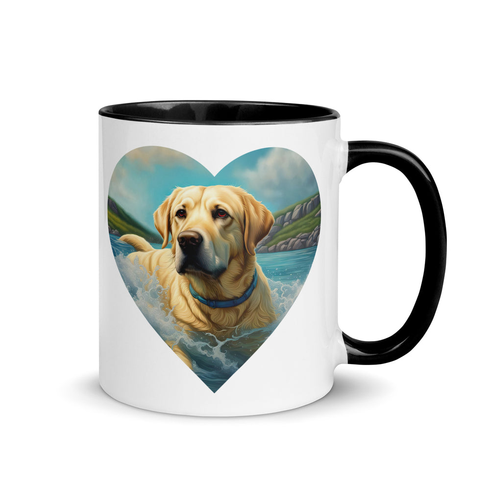 Mug with Color Inside-Labrador Retriever V21