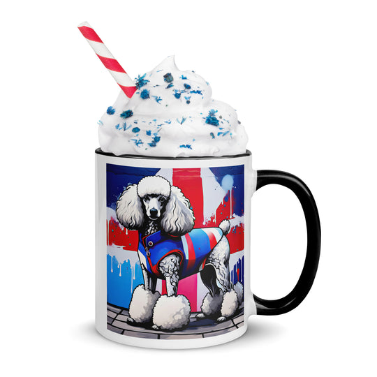 Poodle- Mug with Color Inside v2