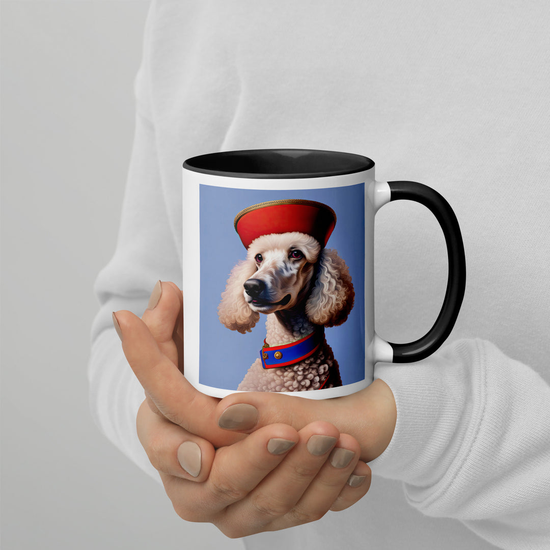 Poodle- Mug with Color Inside v3