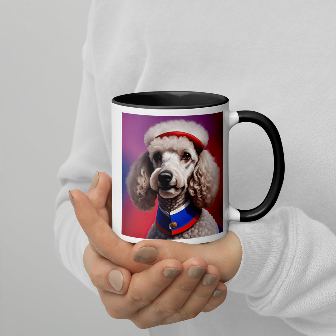 Poodle- Mug with Color Inside v5