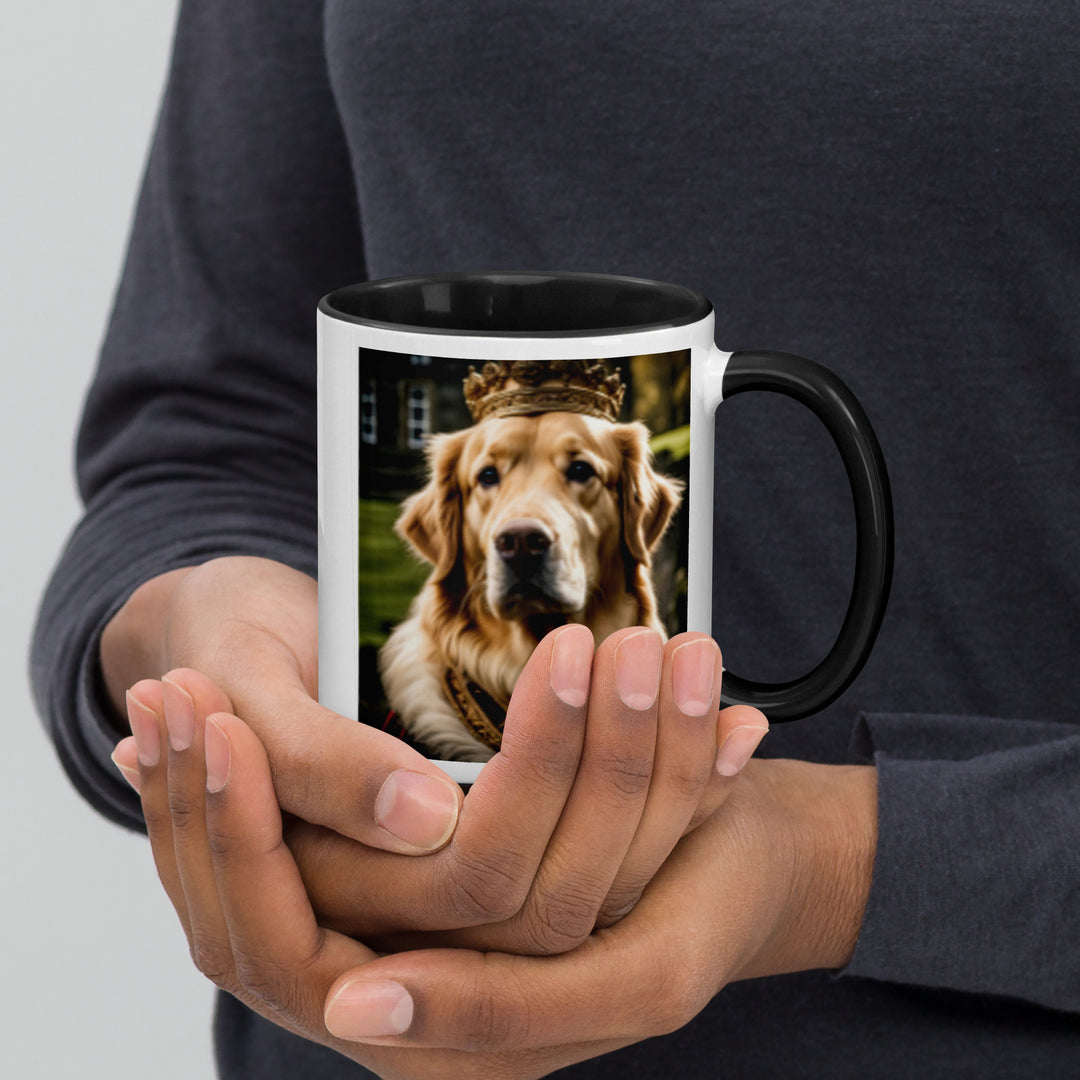 Golden Retriever- Mug with Color Inside V2