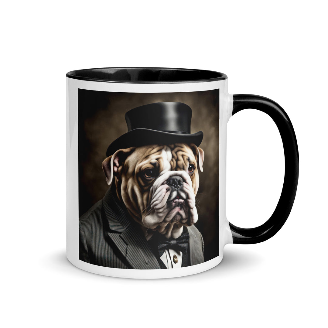 Bulldog- Mug with Color Inside