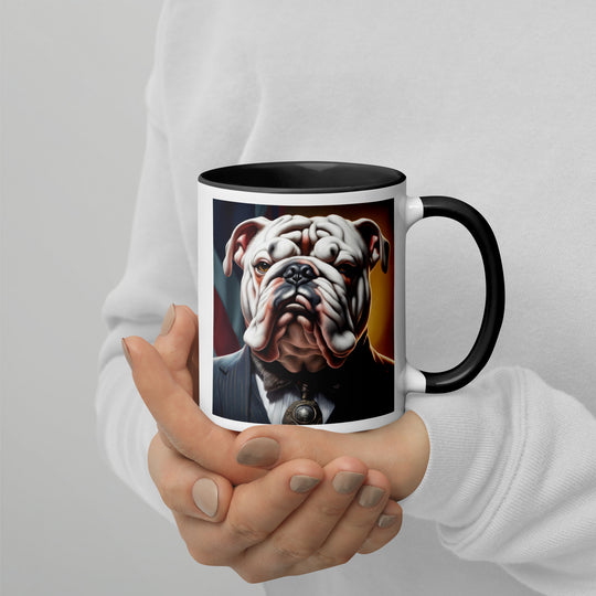 Bulldog- Mug with Color Inside v3