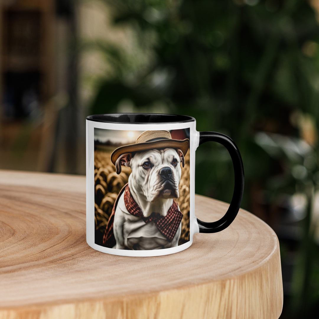 American Bulldog- Mug with Color Inside v3