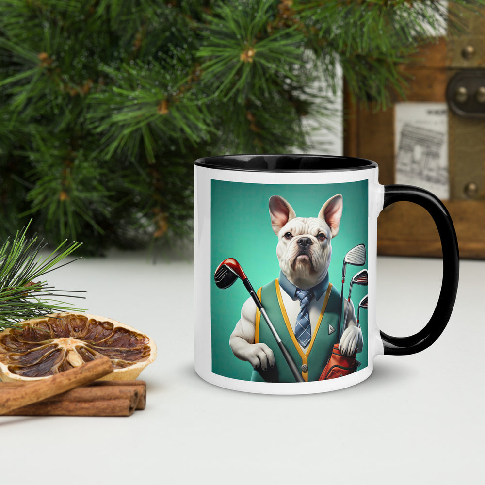 American Bulldog Golfer- Mug with Color Inside