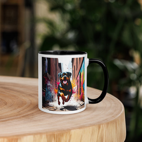 Rottweiler- Mug with Color Inside