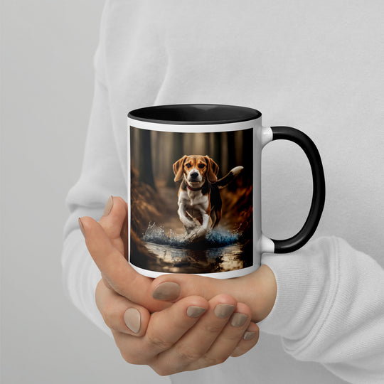 Beagle- Mug with Color Inside v3