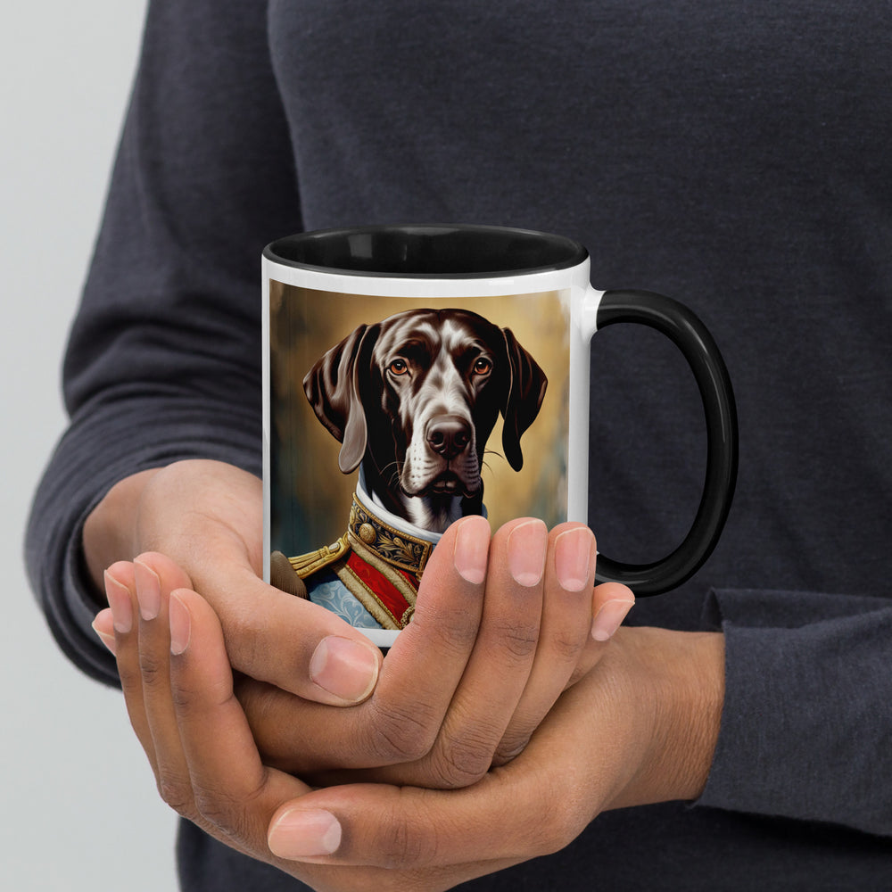 German Shorthaired Pointer- Mug with Color Inside v2