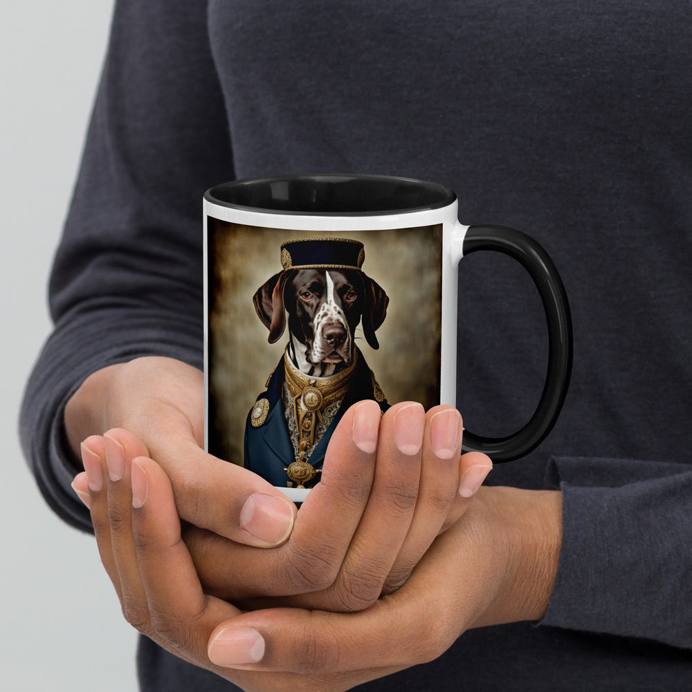 German Shorthaired Pointer- Mug with Color Inside v3