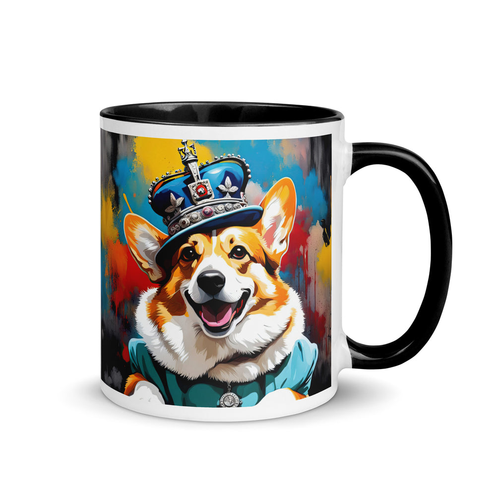 Pembroke Welsh Corgi- Mug with Color Inside v2
