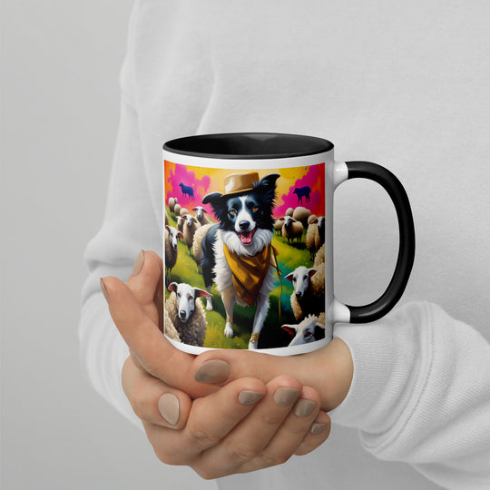 Australian Shepherd- Mug with Color Inside v2