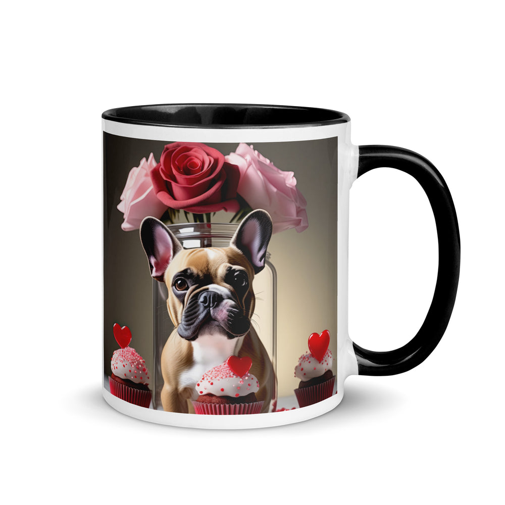 French Bulldog Romantic- Mug with Color Inside