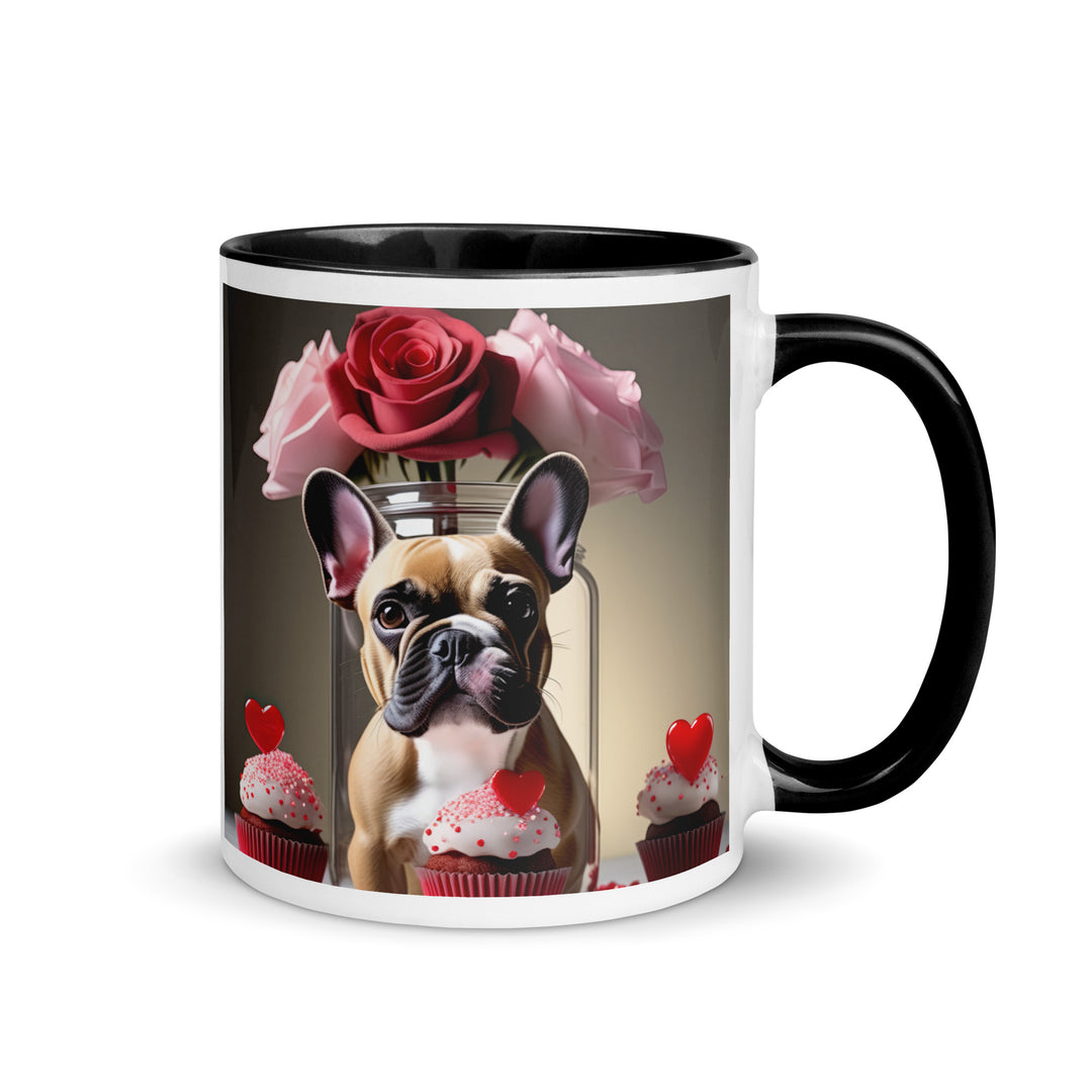 French Bulldog Romantic- Mug with Color Inside