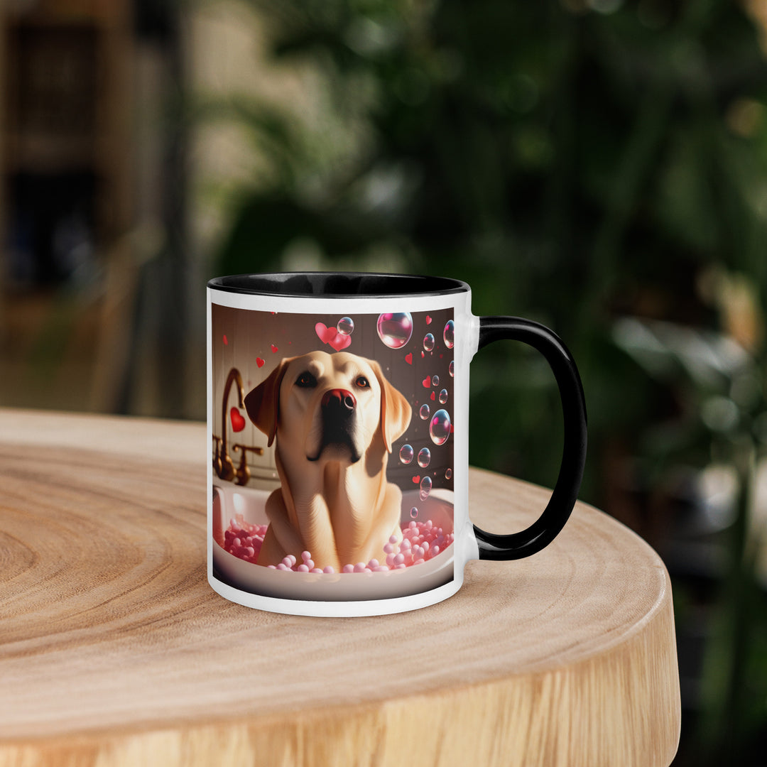 Labrador Retriever Romantic- Mug with Color Inside