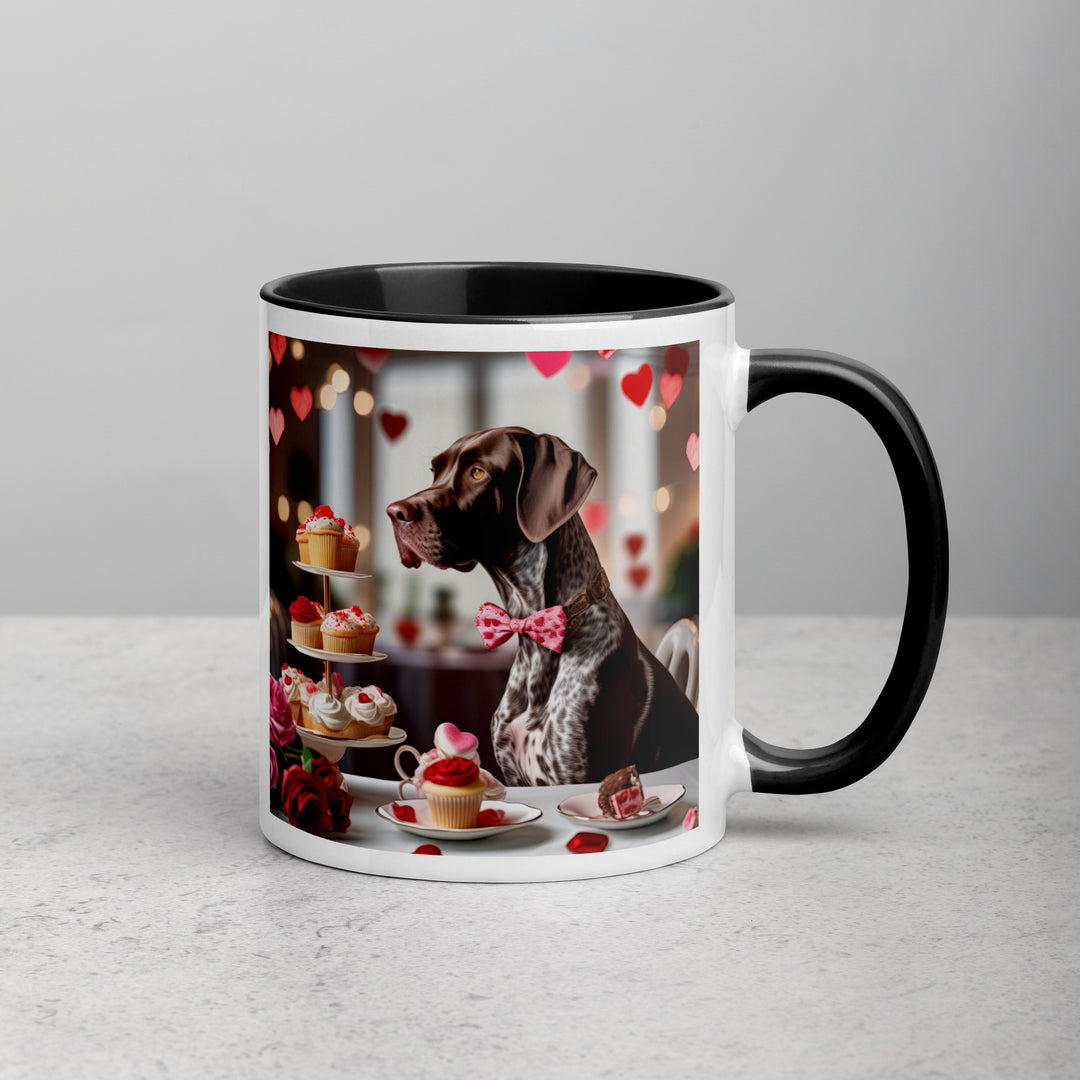 German Shorthaired Pointer Romantic- Mug with Color Inside