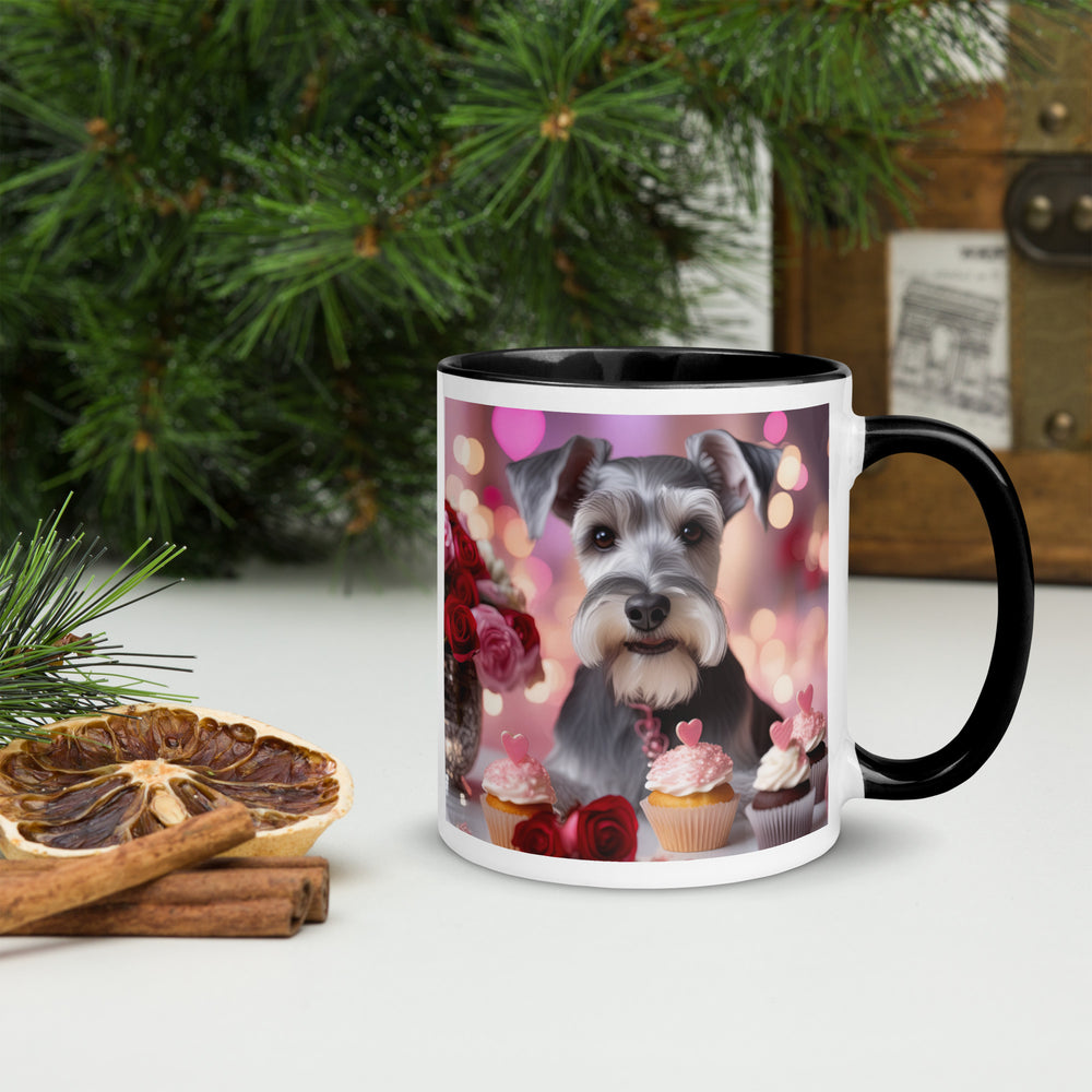 Miniature Schnauzer Romantic- Mug with Color Inside