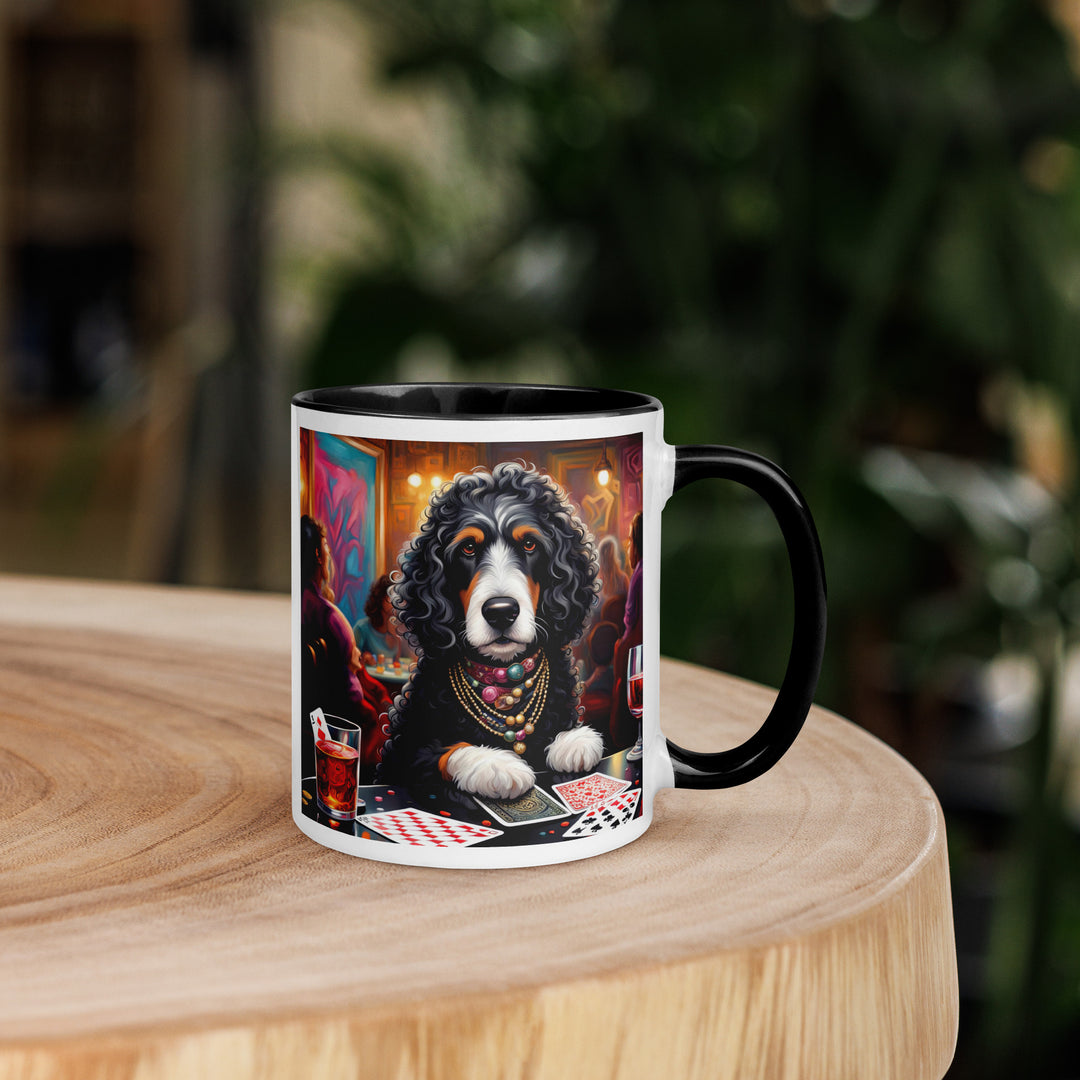 Bernedoodle General- Mug with Color Inside v2