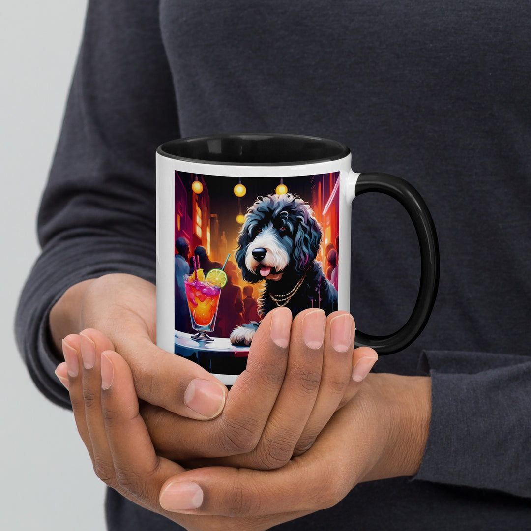 Bernedoodle General- Mug with Color Inside v4