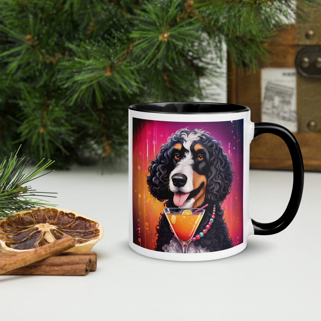 Bernedoodle General- Mug with Color Inside v6