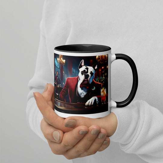 Catahoula Bulldog General- Mug with Color Inside v7