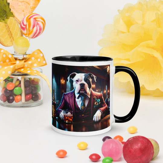 Catahoula Bulldog General- Mug with Color Inside v11