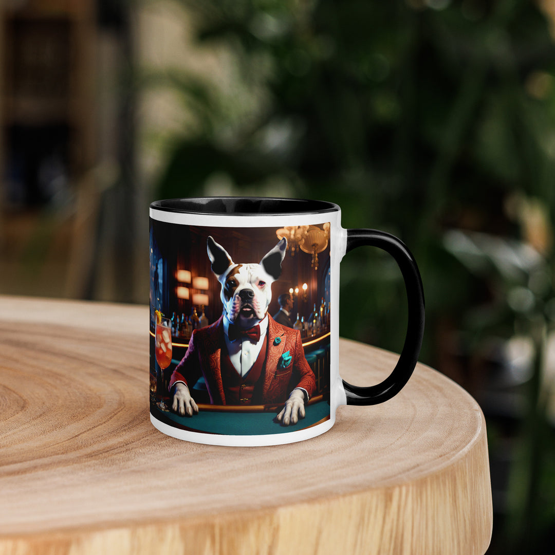 Catahoula Bulldog General- Mug with Color Inside v12