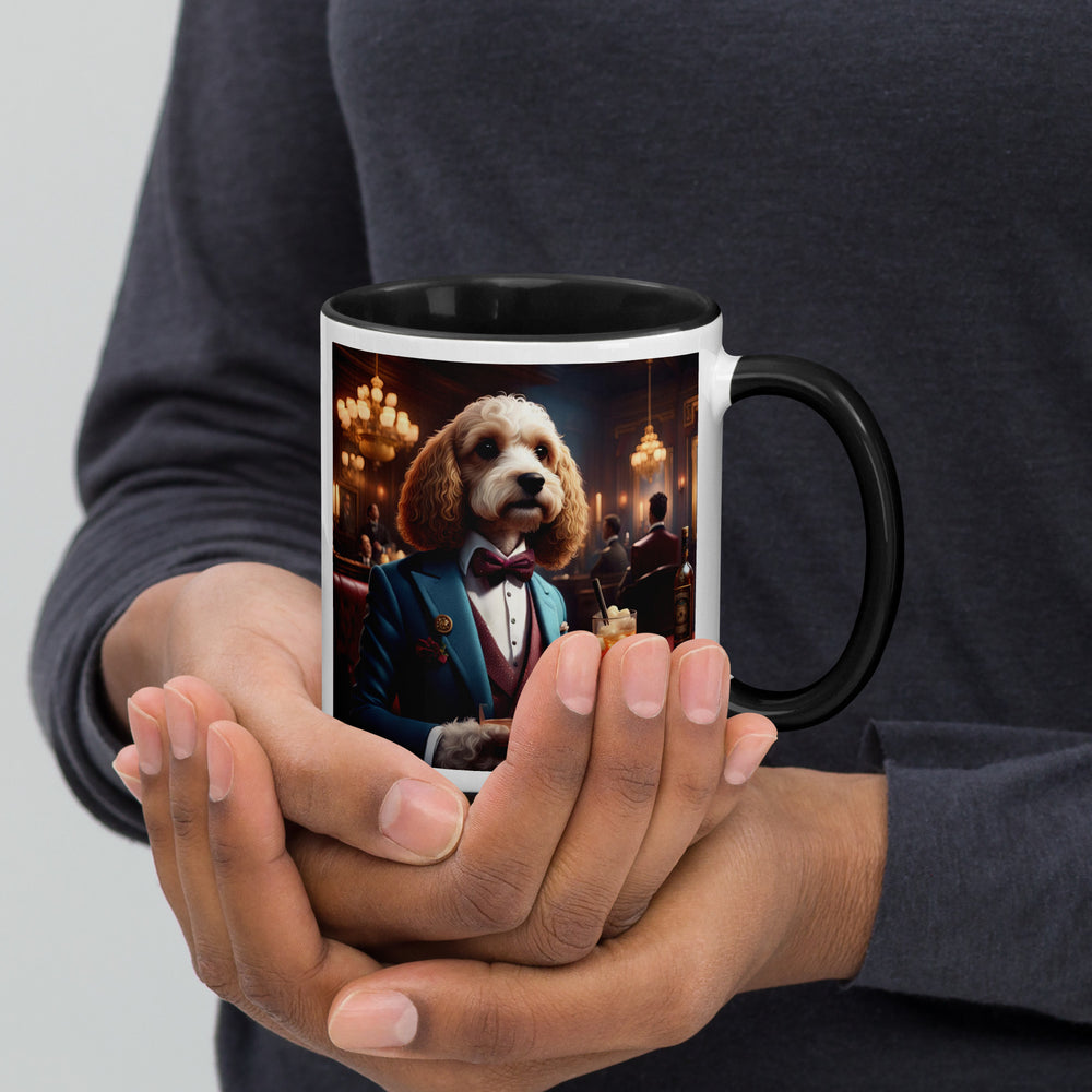 Cavapoo General- Mug with Color Inside v10