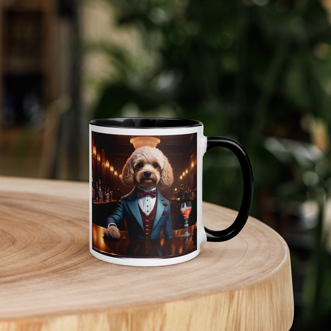 Cavapoo General- Mug with Color Inside v9