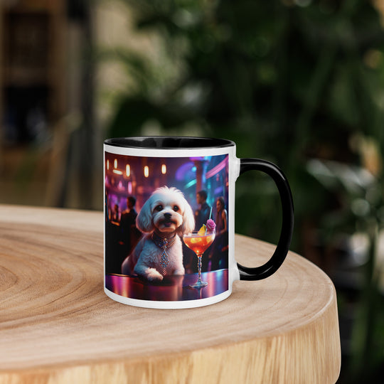 Cavapoo General- Mug with Color Inside v12