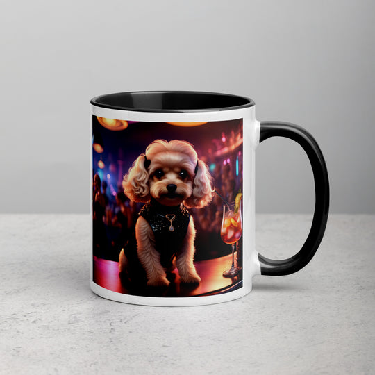 Cavapoo General- Mug with Color Inside v19