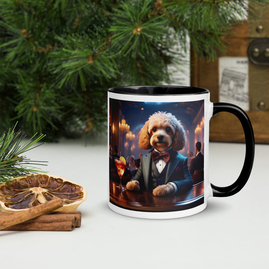 Cavapoo General- Mug with Color Inside v31