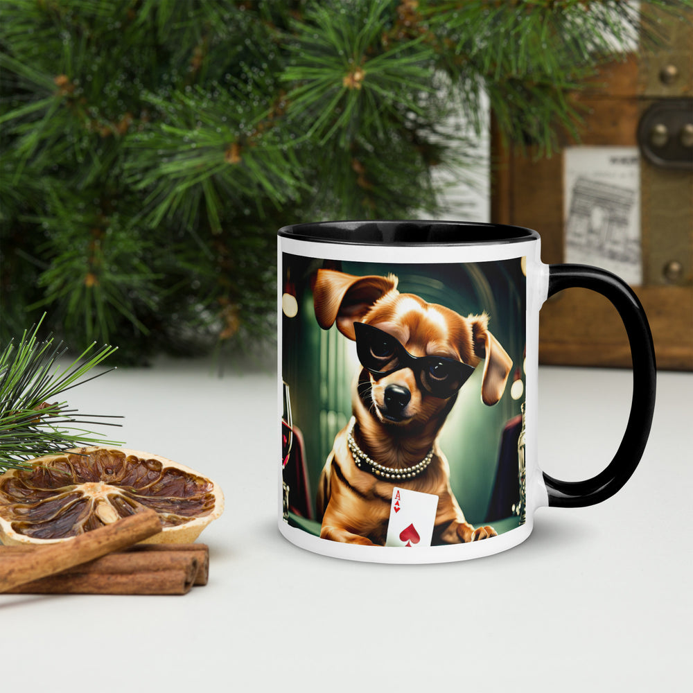 Chiweenie General- Mug with Color Inside v5