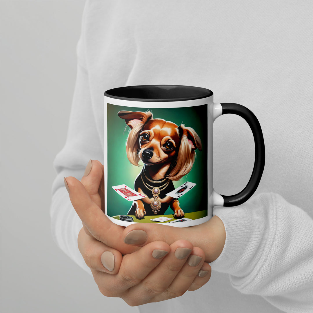 Chiweenie General- Mug with Color Inside v10