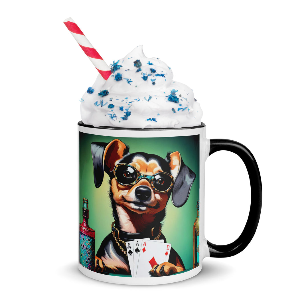 Chiweenie General- Mug with Color Inside v13