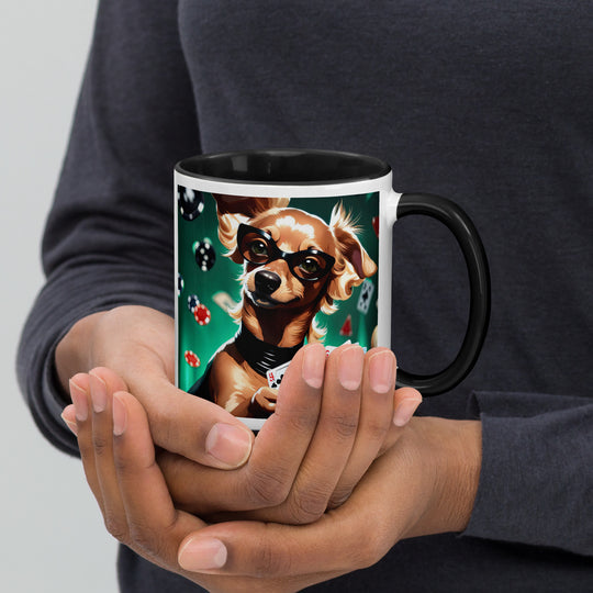 Chiweenie General- Mug with Color Inside v15