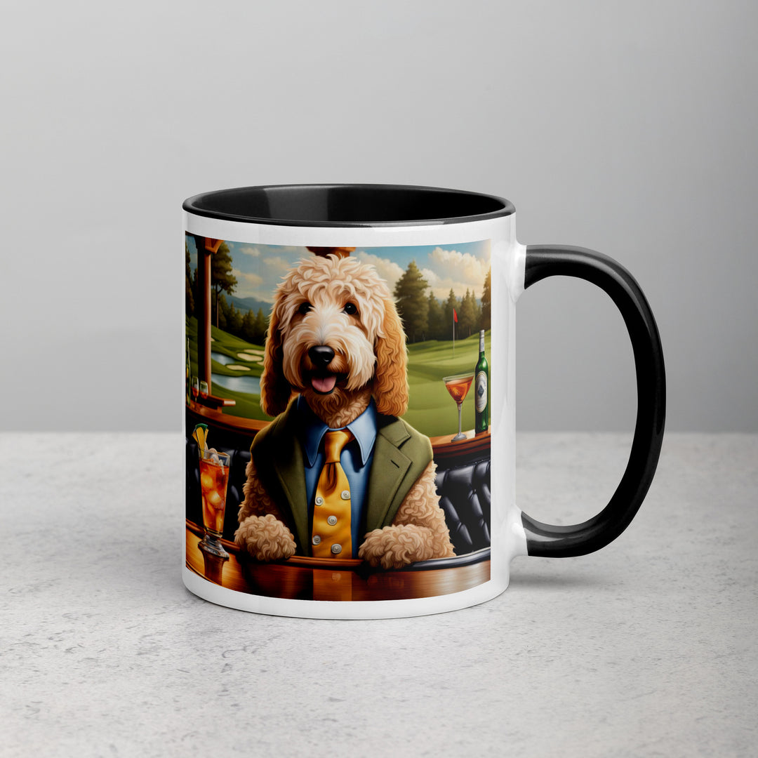 Goldendoodle- Mug with Color Inside v4