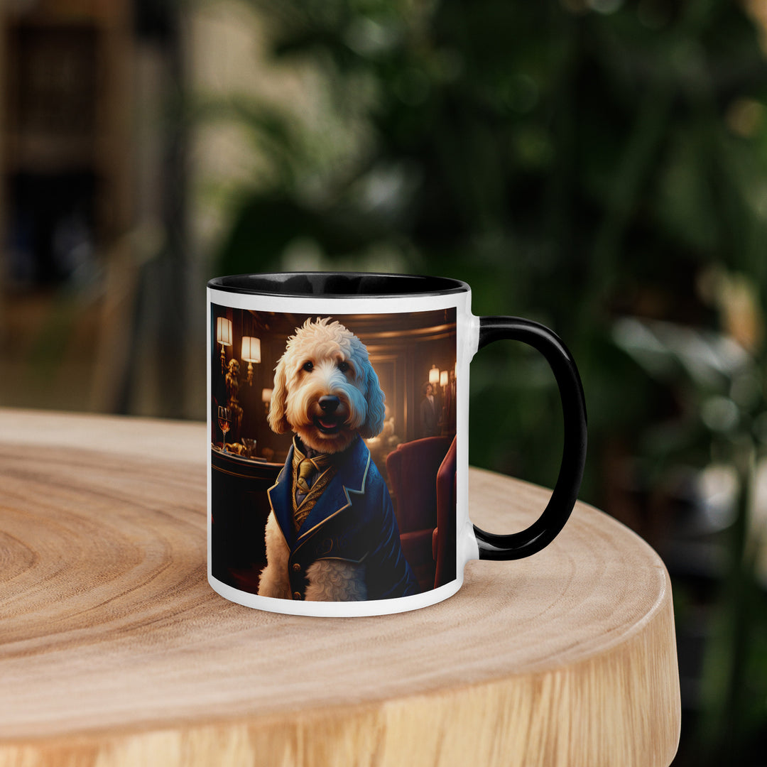 Goldendoodle- Mug with Color Inside v5