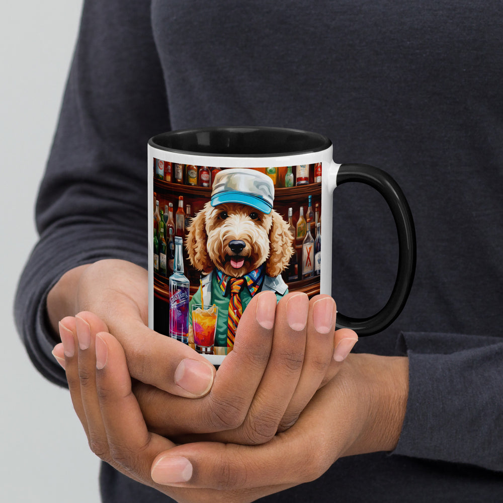 Goldendoodle- Mug with Color Inside v8