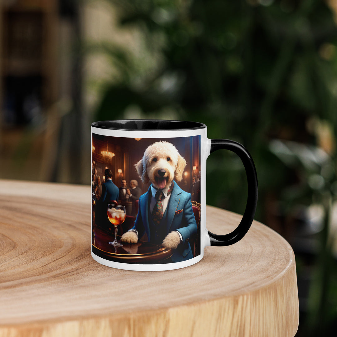 Goldendoodle- Mug with Color Inside v15