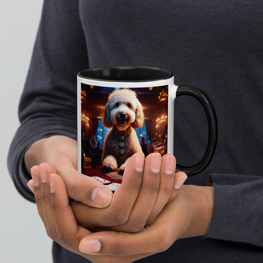 Goldendoodle- Mug with Color Inside v16