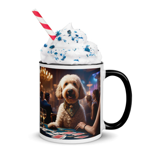 Goldendoodle- Mug with Color Inside v17