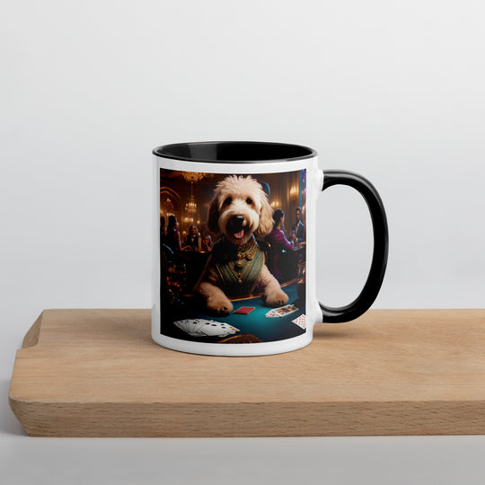 Goldendoodle- Mug with Color Inside v18