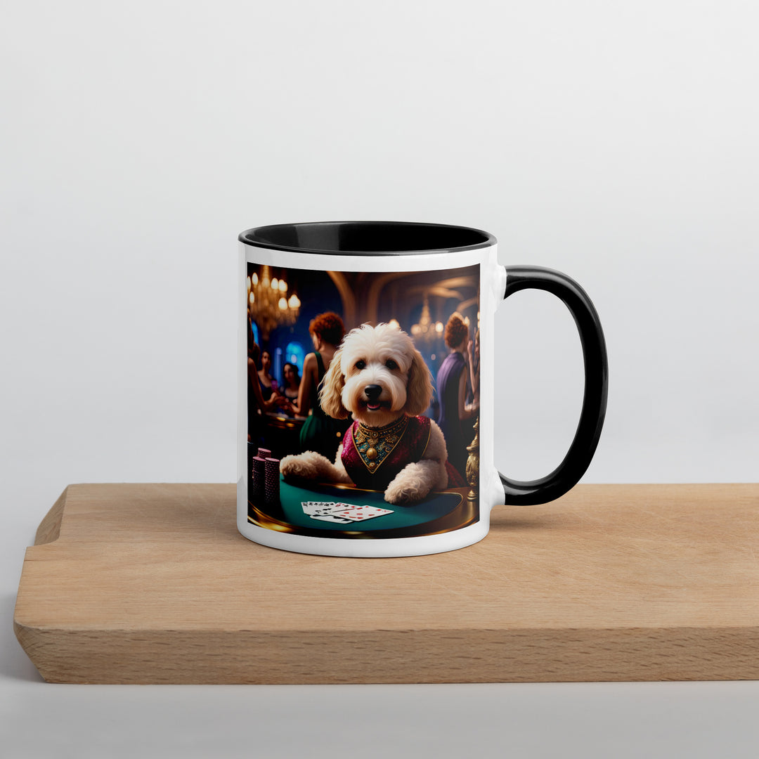 Goldendoodle- Mug with Color Inside v20