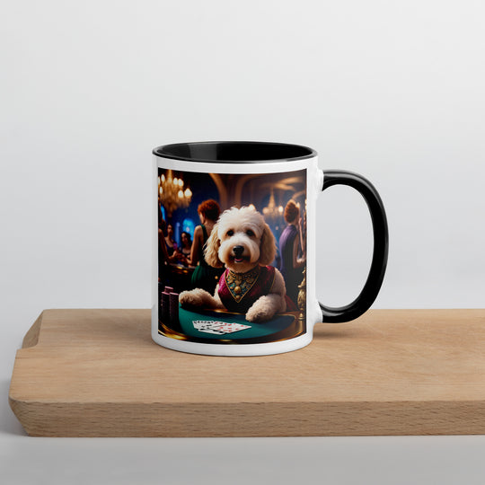 Goldendoodle- Mug with Color Inside v20