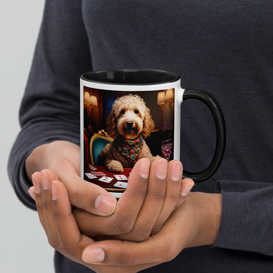 Goldendoodle- Mug with Color Inside v21