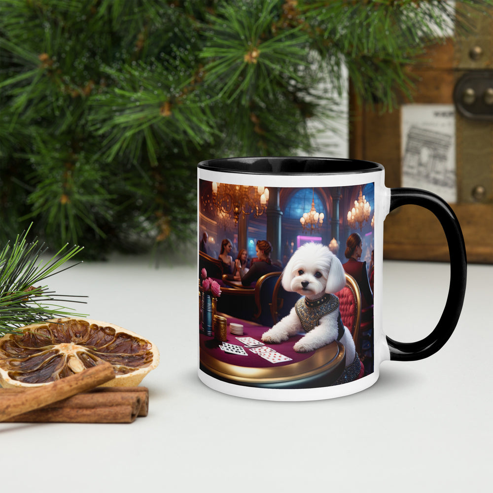 Maltipoo General- Mug with Color Inside v9