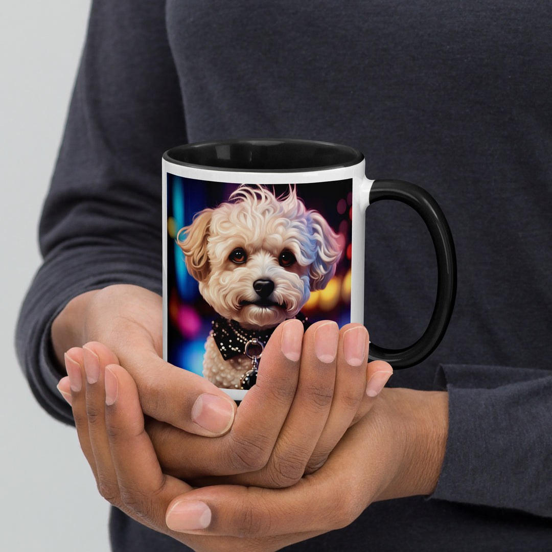 Maltipoo General- Mug with Color Inside v11