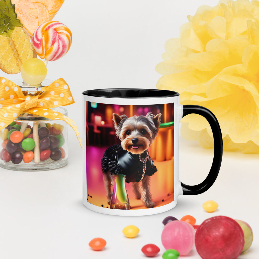 Yorkipoo General- Mug with Color Inside v5