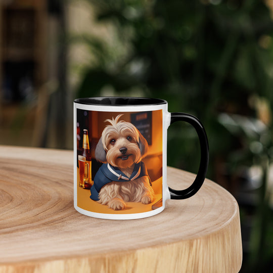 Yorkipoo General- Mug with Color Inside v7