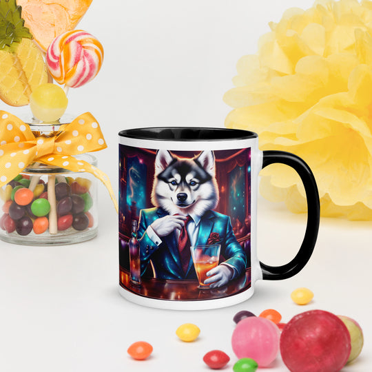 Pomsky General- Mug with Color Inside